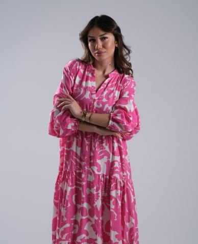 Patlı Uzun Elbise