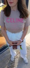 Celine Basic Tshirt Bluz