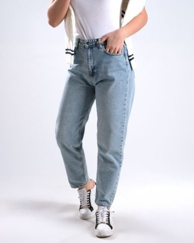 Buz Mavi Mom Jean