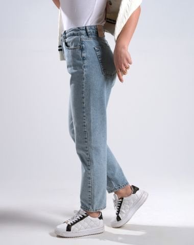 Buz Mavi Mom Jean