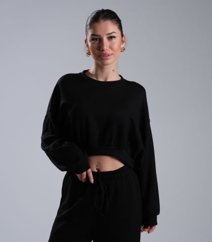 Crop Modal Eşofman Takımı